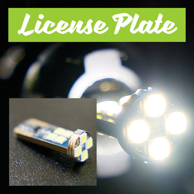 2007 NISSAN Sentra LED License Plate Bulbs
